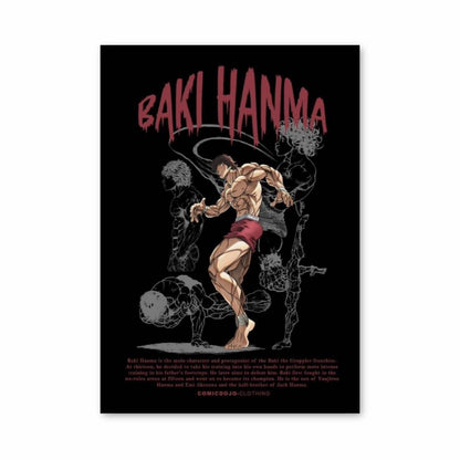 Poster Baki Art Martiaux