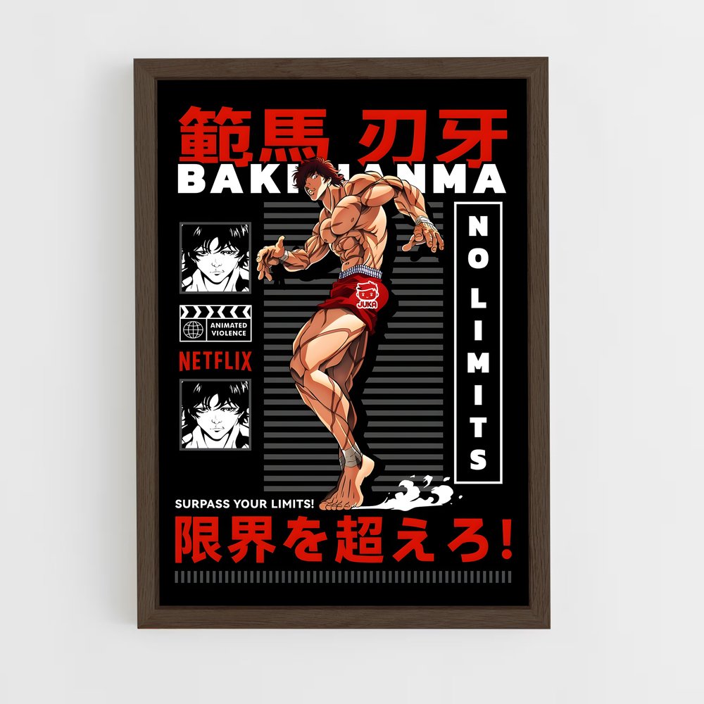 baki-9 cadre Bois foncé