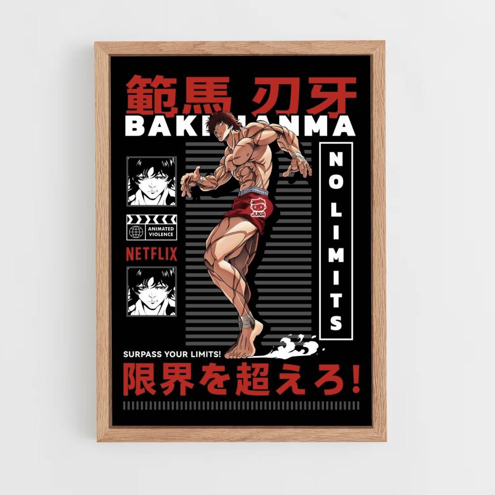 Pôster Baki japonês