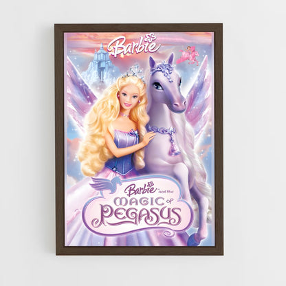 barbie-2 cadre Bois foncé
