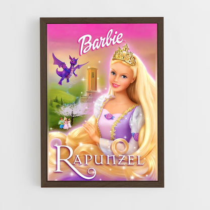 barbie-6 cadre Bois foncé