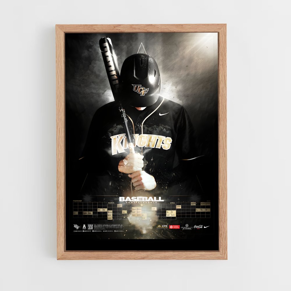 baseball-29 cadre Bois clair