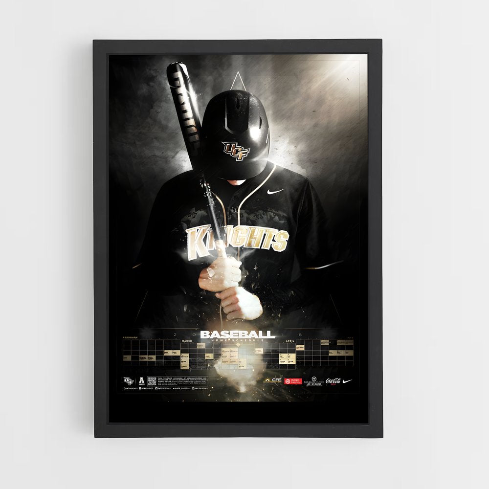 baseball-29 cadre Noir