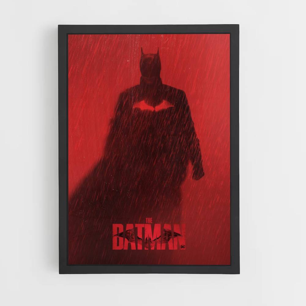 Pôster Batman Vermelho