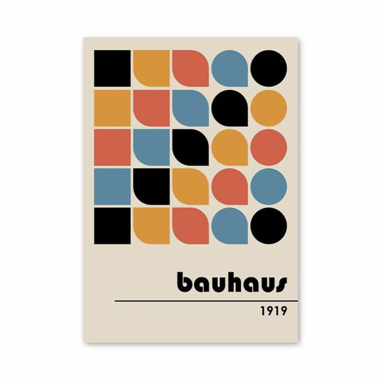 Pôster Bauhaus Minimalista