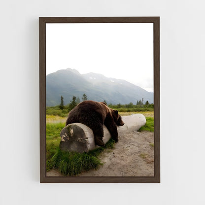 bear-6 cadre Bois foncé