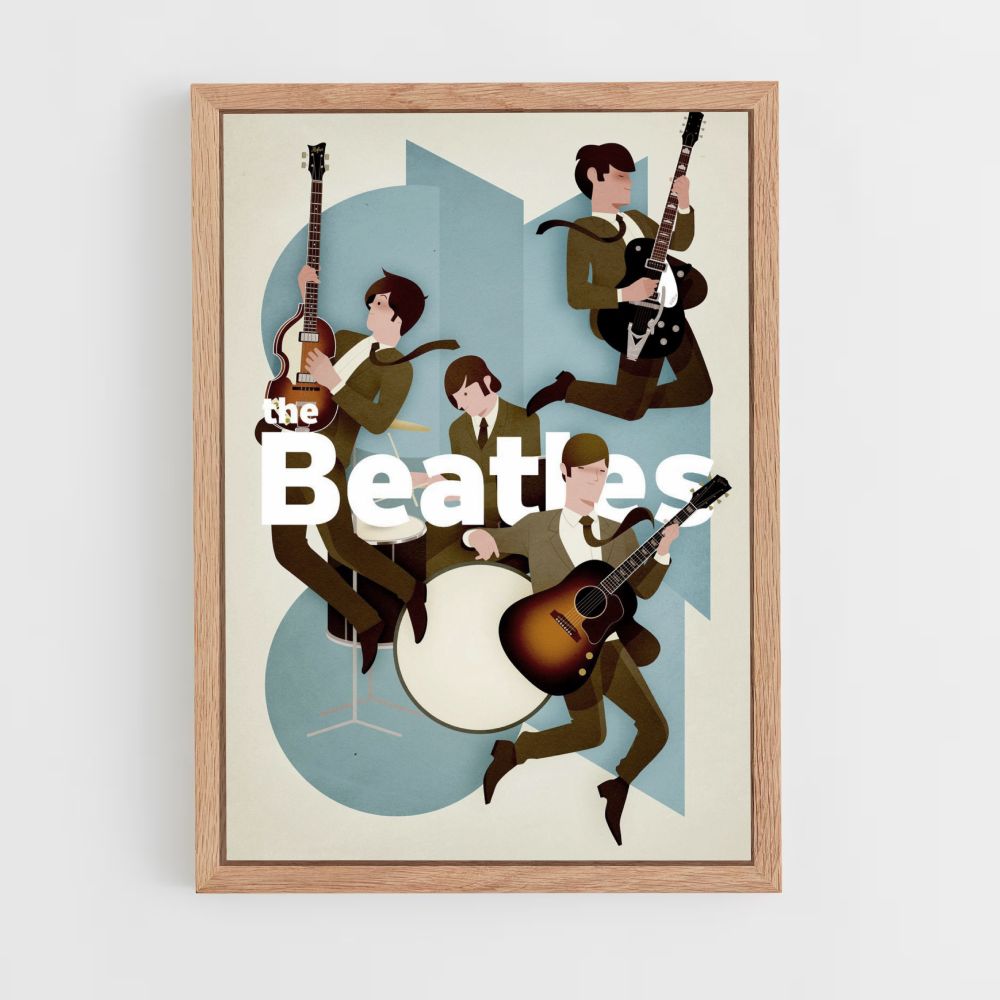 Pôster The Beatles Design