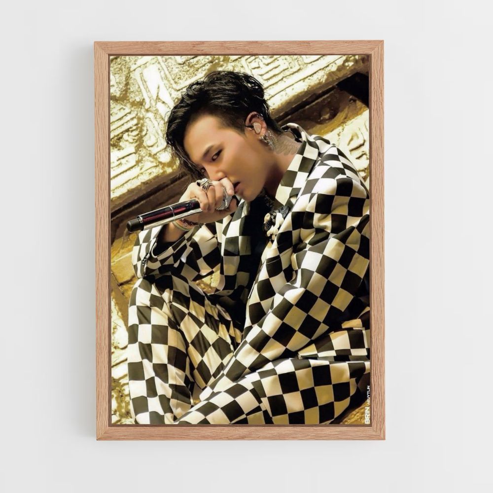 Pôster G-Dragon Checkerboard