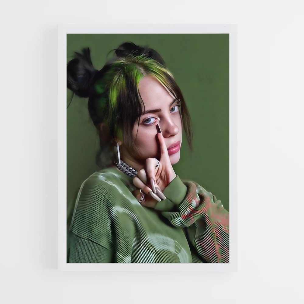billie-eilish-1 cadre Blanc