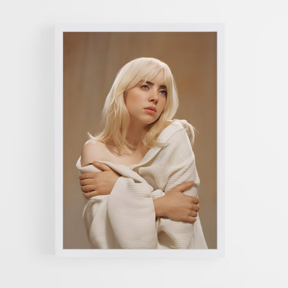 billie-eilish-4 cadre Blanc