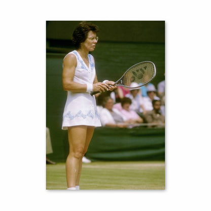 Poster Billie Jean King Vintage