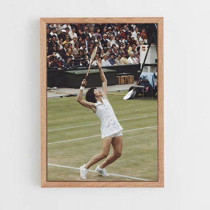 billie-jean-king-6 cadre Bois clair