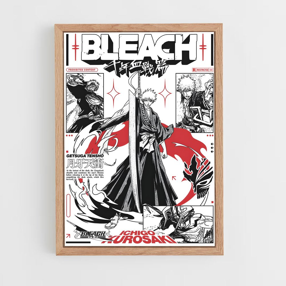 bleach-6 cadre Bois clair