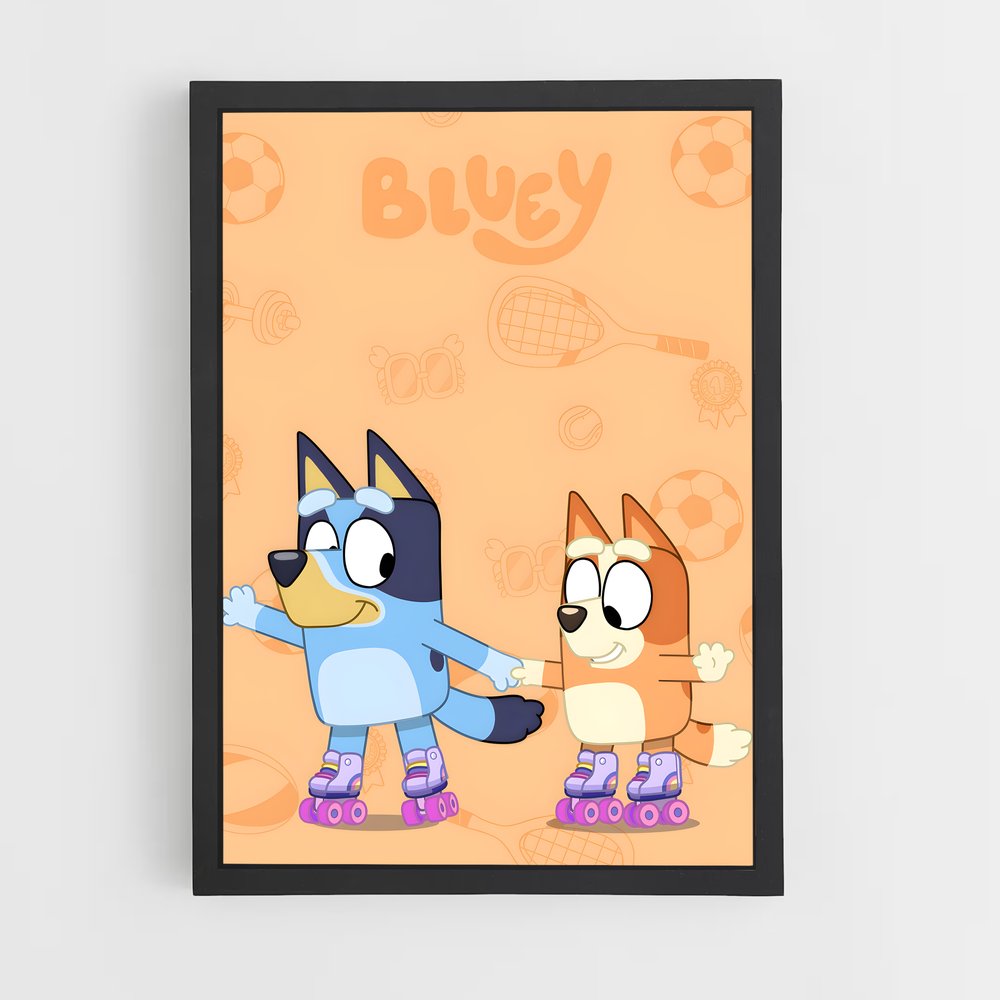 bluey-15 cadre Noir
