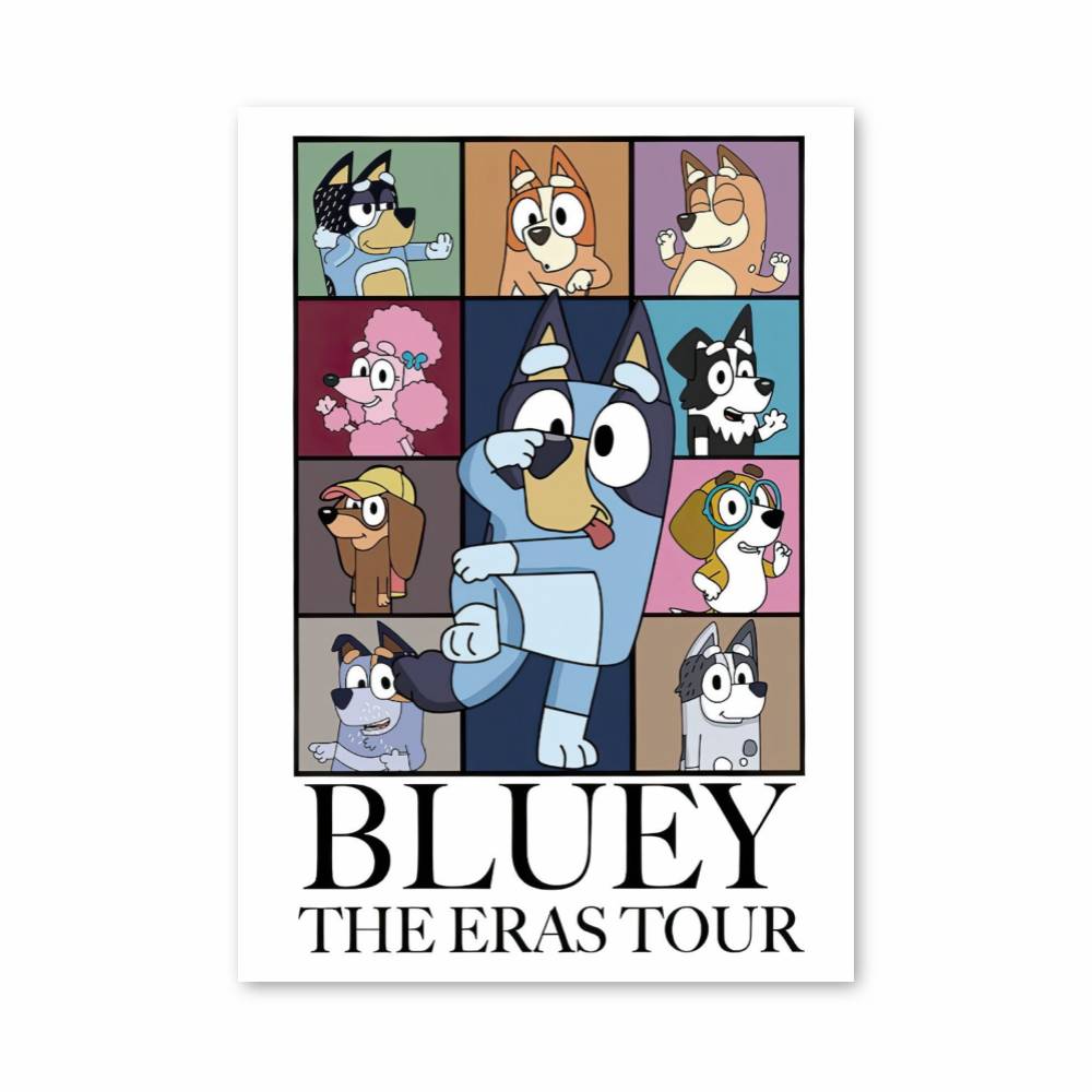 Poster Bluey The Eras Tour