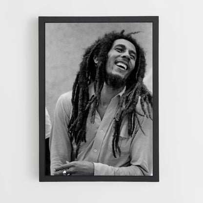 Pôster Bob Marley rindo