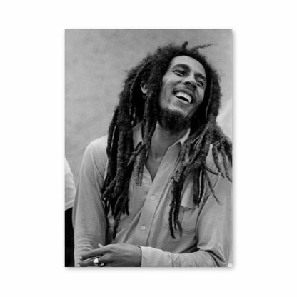 Pôster Bob Marley rindo