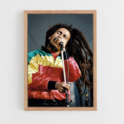 Pôster Bob Marley ao vivo