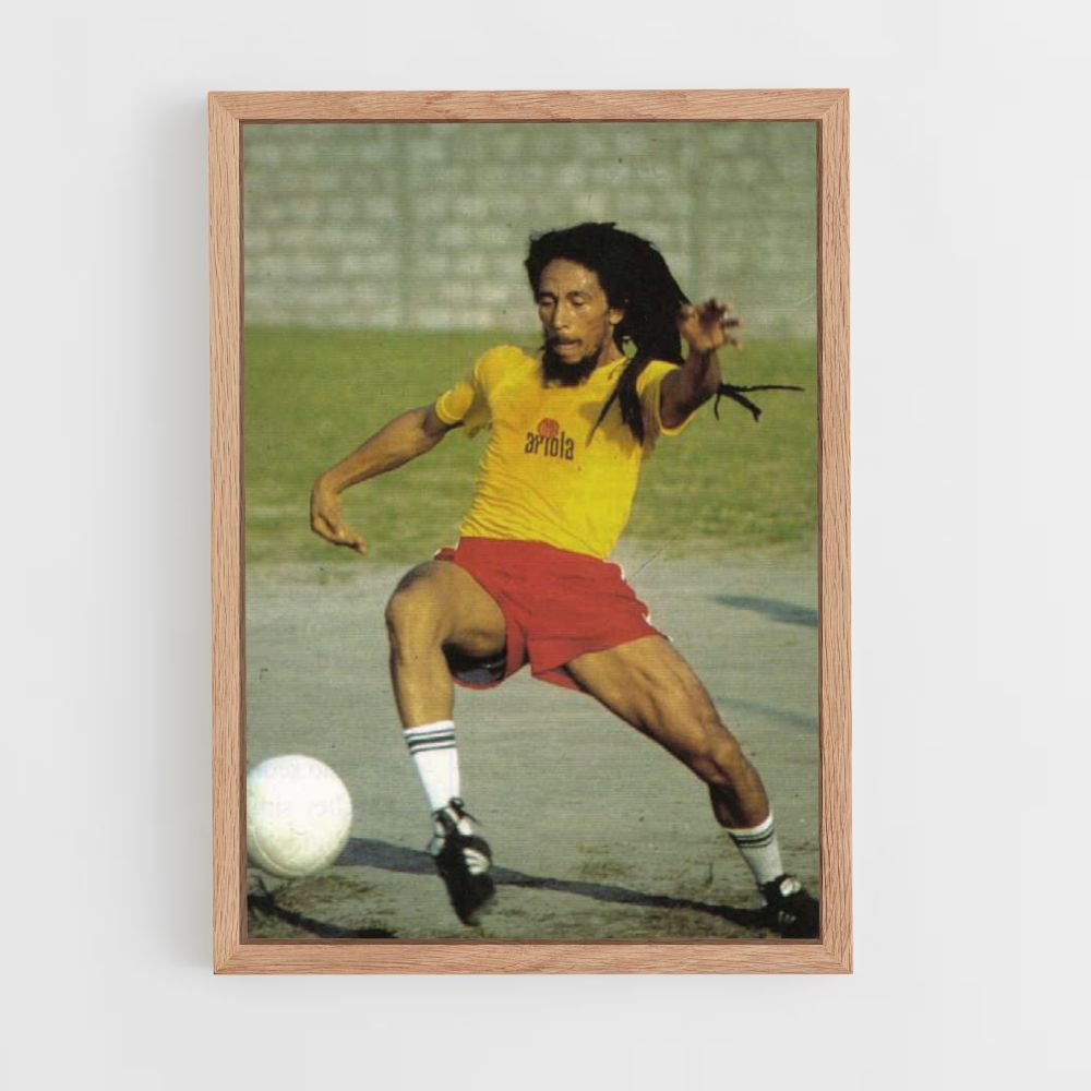 Pôster Bob Marley Futebol