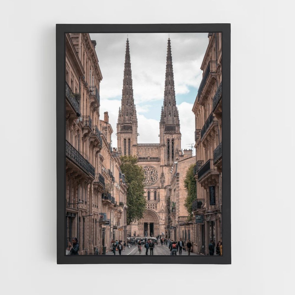 Póster Catedral de Bordéus