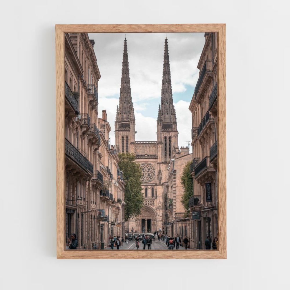 Póster Catedral de Bordéus