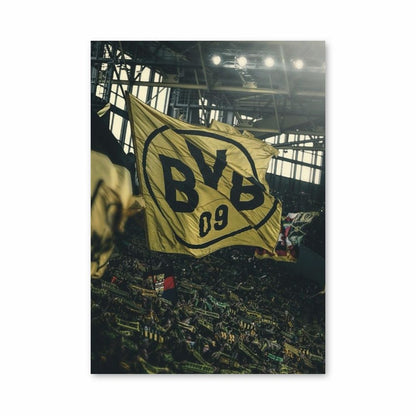 Pôster da bandeira do Borussia Dortmund