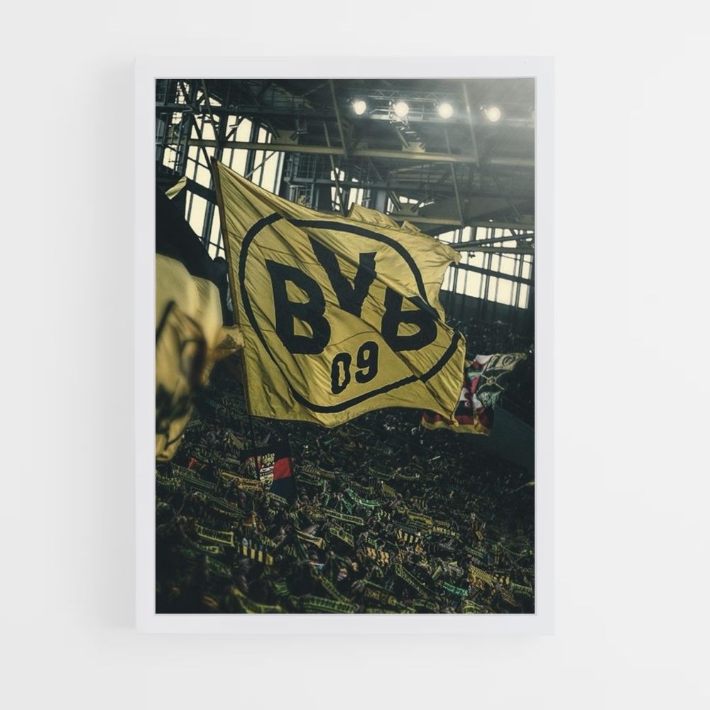 Pôster da bandeira do Borussia Dortmund