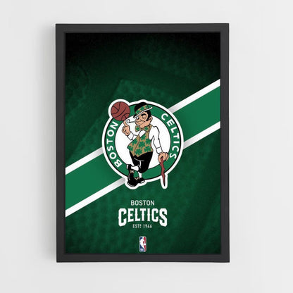 Póster Boston Celtics Verde