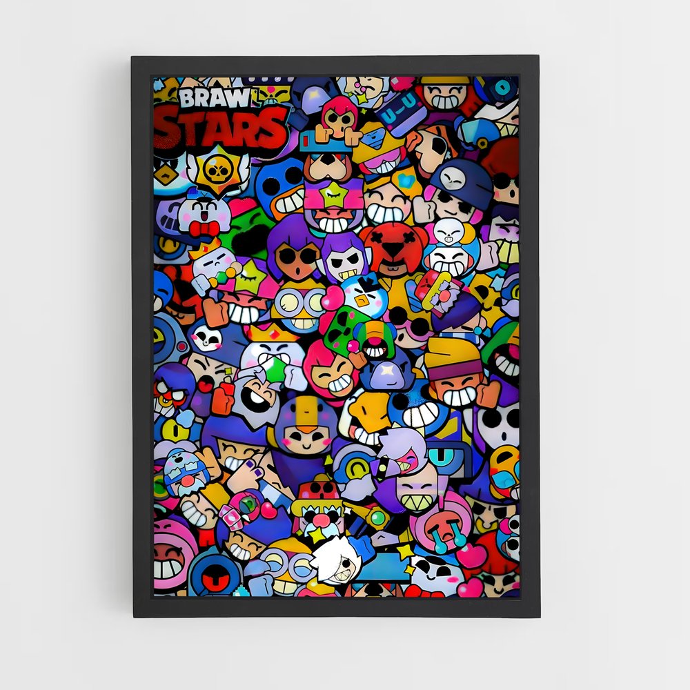 brawl-stars-5 cadre Noir