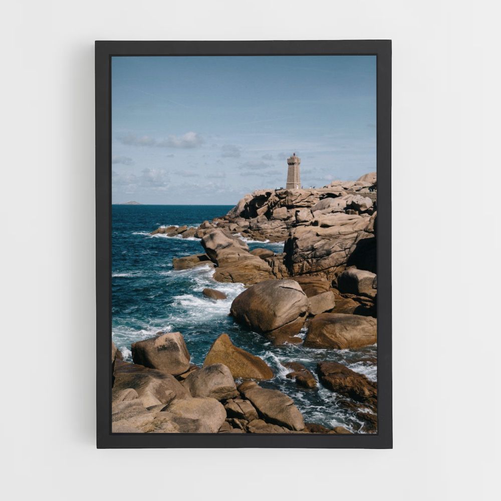 Póster Farol de Brittany