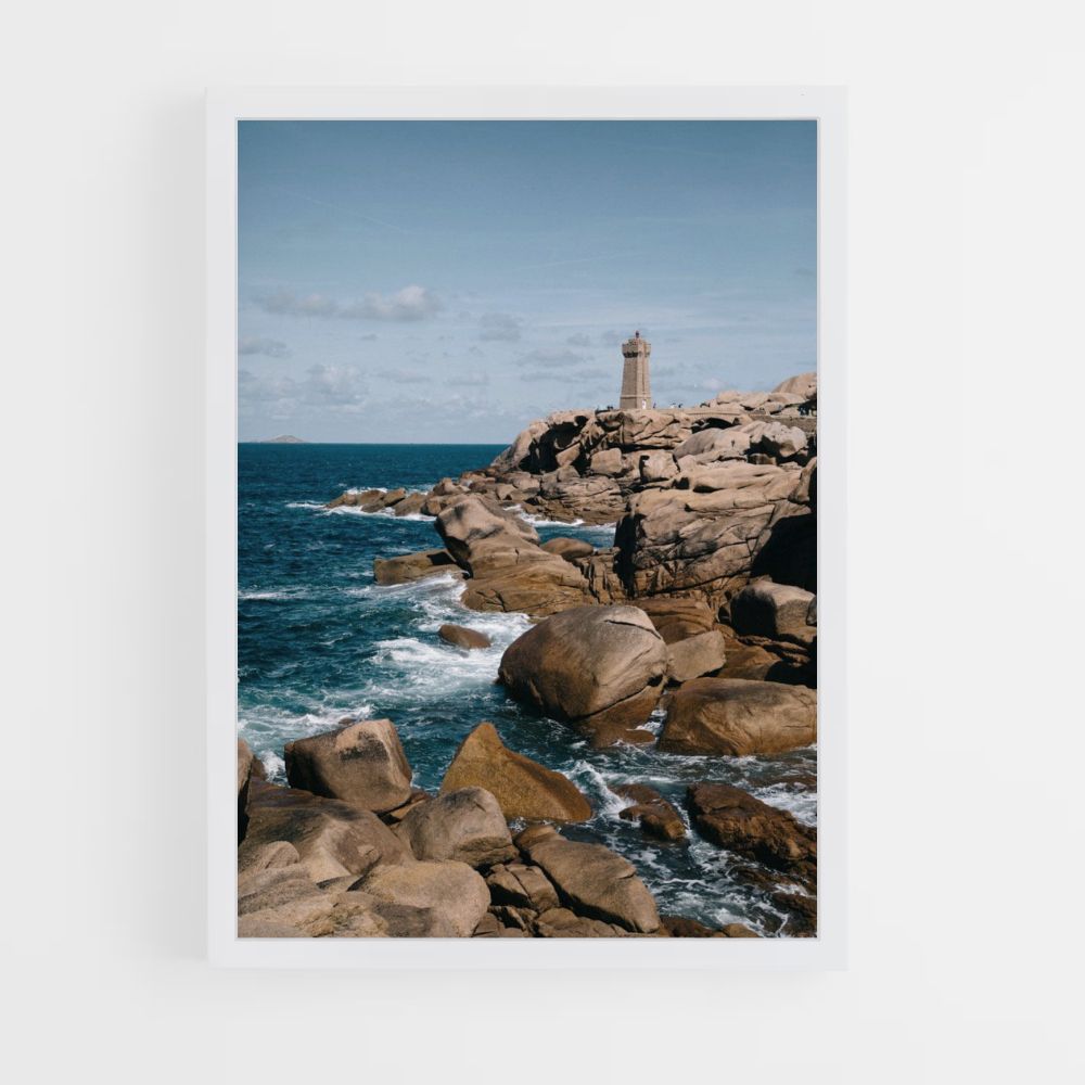 Póster Farol de Brittany