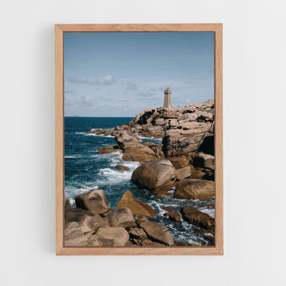 Póster Farol de Brittany