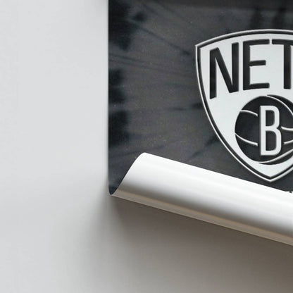 Pôster do logotipo do Brooklyn Nets