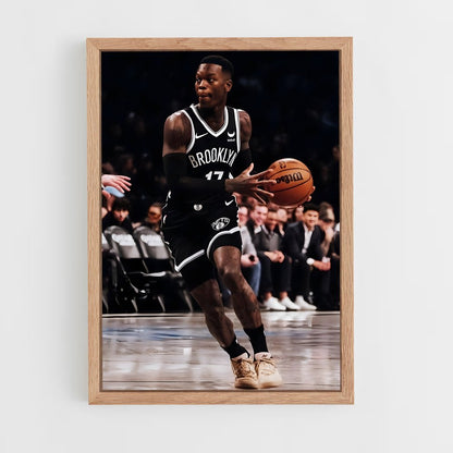 brooklyn-nets-6 cadre Bois clair