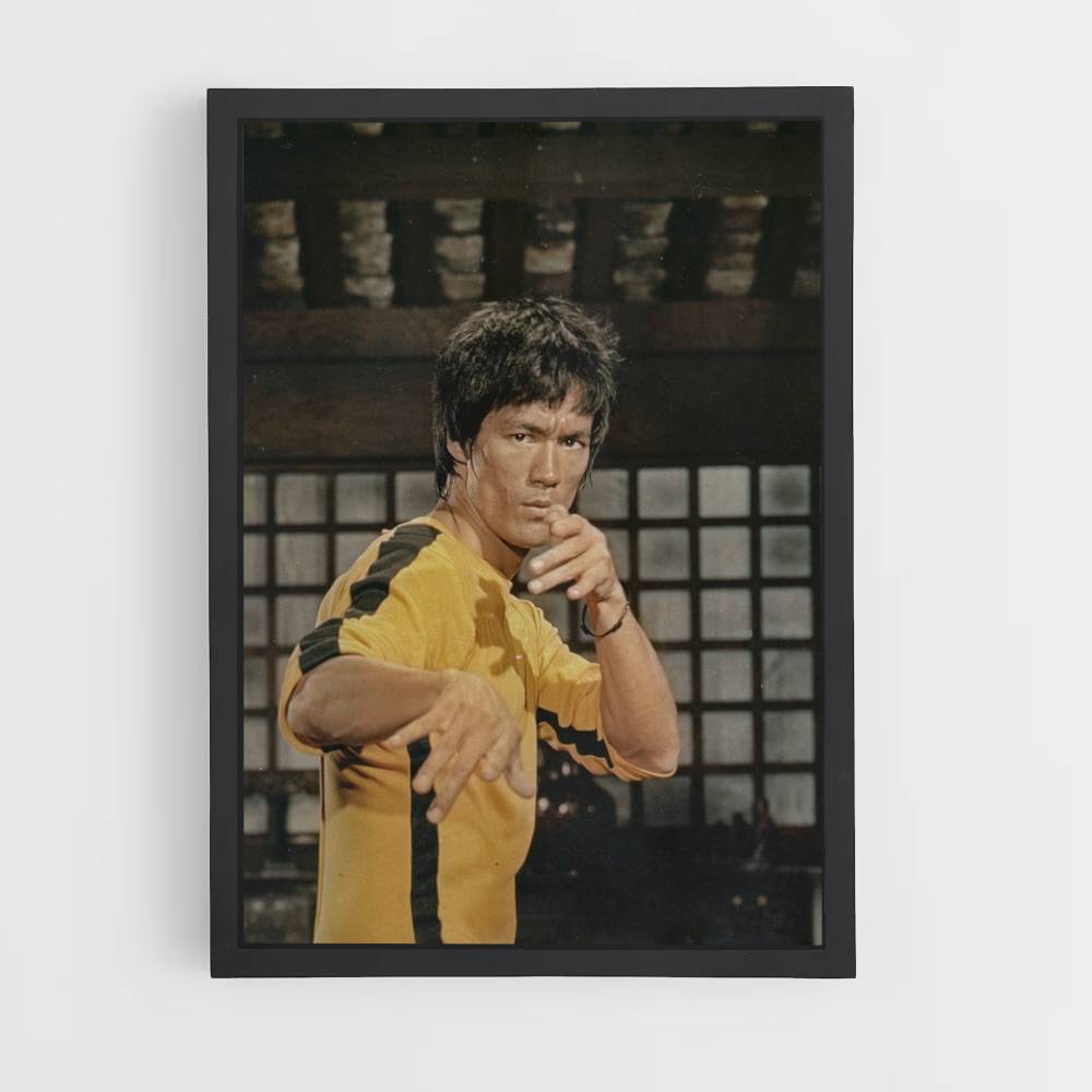 Pôster Macacão Amarelo Bruce Lee