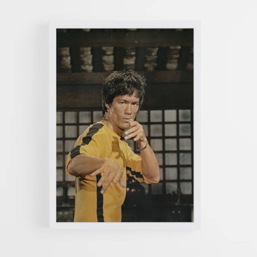 Pôster Macacão Amarelo Bruce Lee