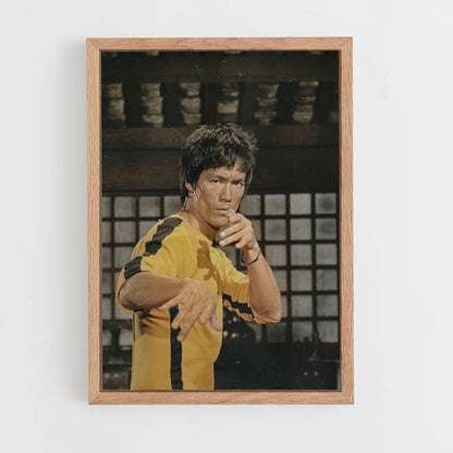 Pôster Macacão Amarelo Bruce Lee