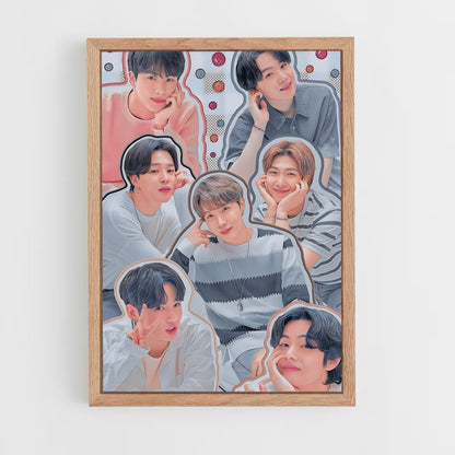 bts-5 cadre Bois clair