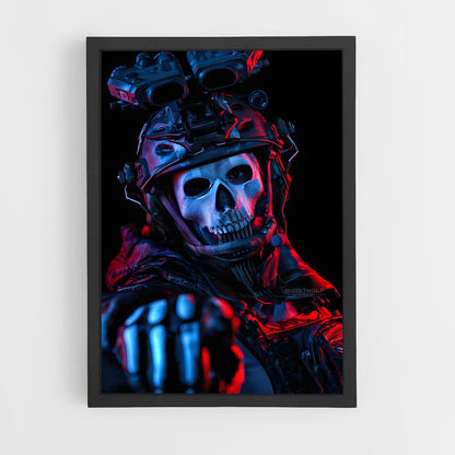 call-of-duty-4 cadre Noir