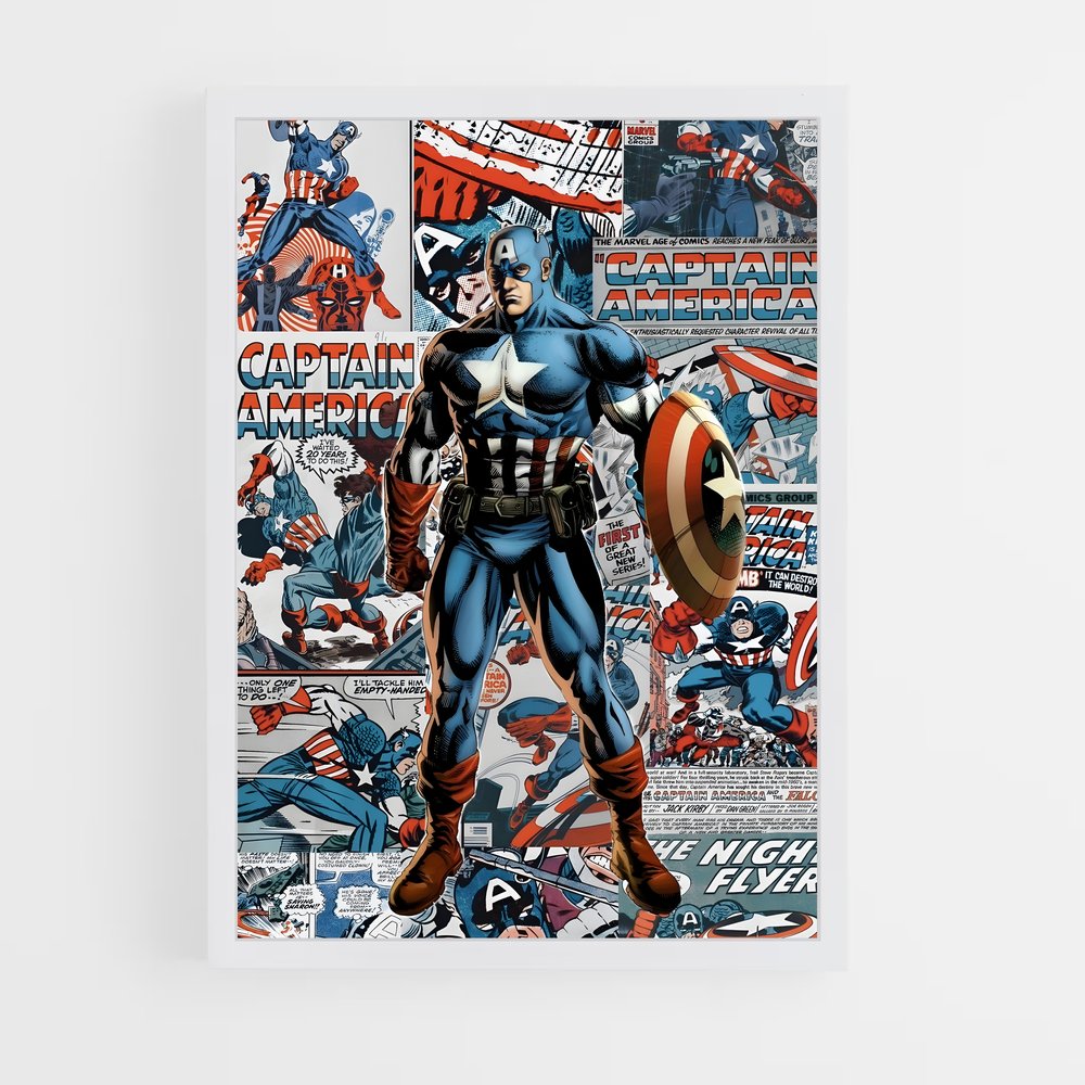 captain-america-12 cadre Blanc