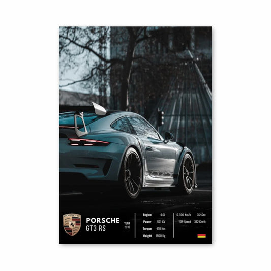 Pôster do Porsche GT3 RS