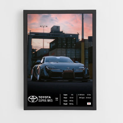 Pôster Toyota Supra MK5