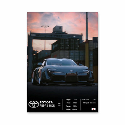 Pôster Toyota Supra MK5