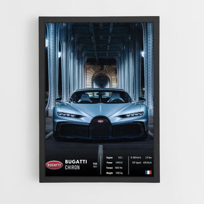 Pôster do Bugatti Chiron