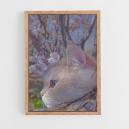 Póster Gato Sakura