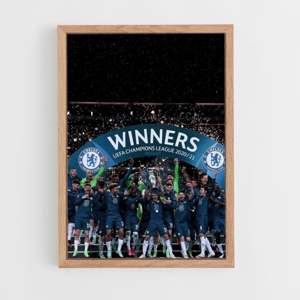 Pôster Liga dos Campeões do Chelsea FC