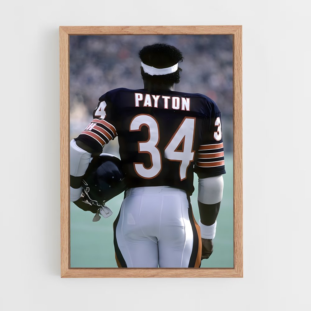chicago-bears-1 cadre Bois clair