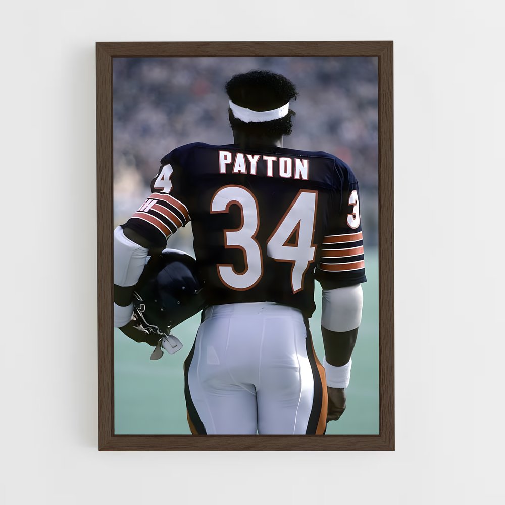 chicago-bears-1 cadre Bois foncé