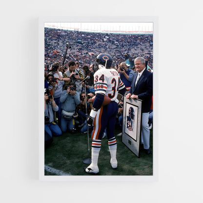 chicago-bears-5 cadre Blanc