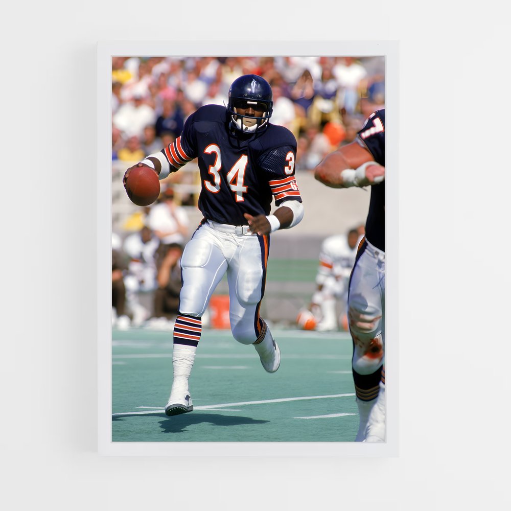 chicago-bears-6 cadre Blanc